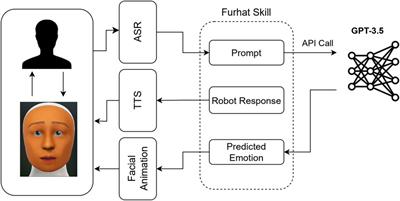 Real-time emotion generation in human-robot dialogue using large language models
